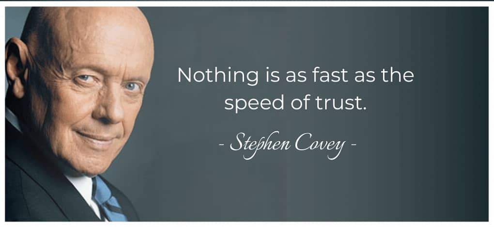 The Speed of Trust